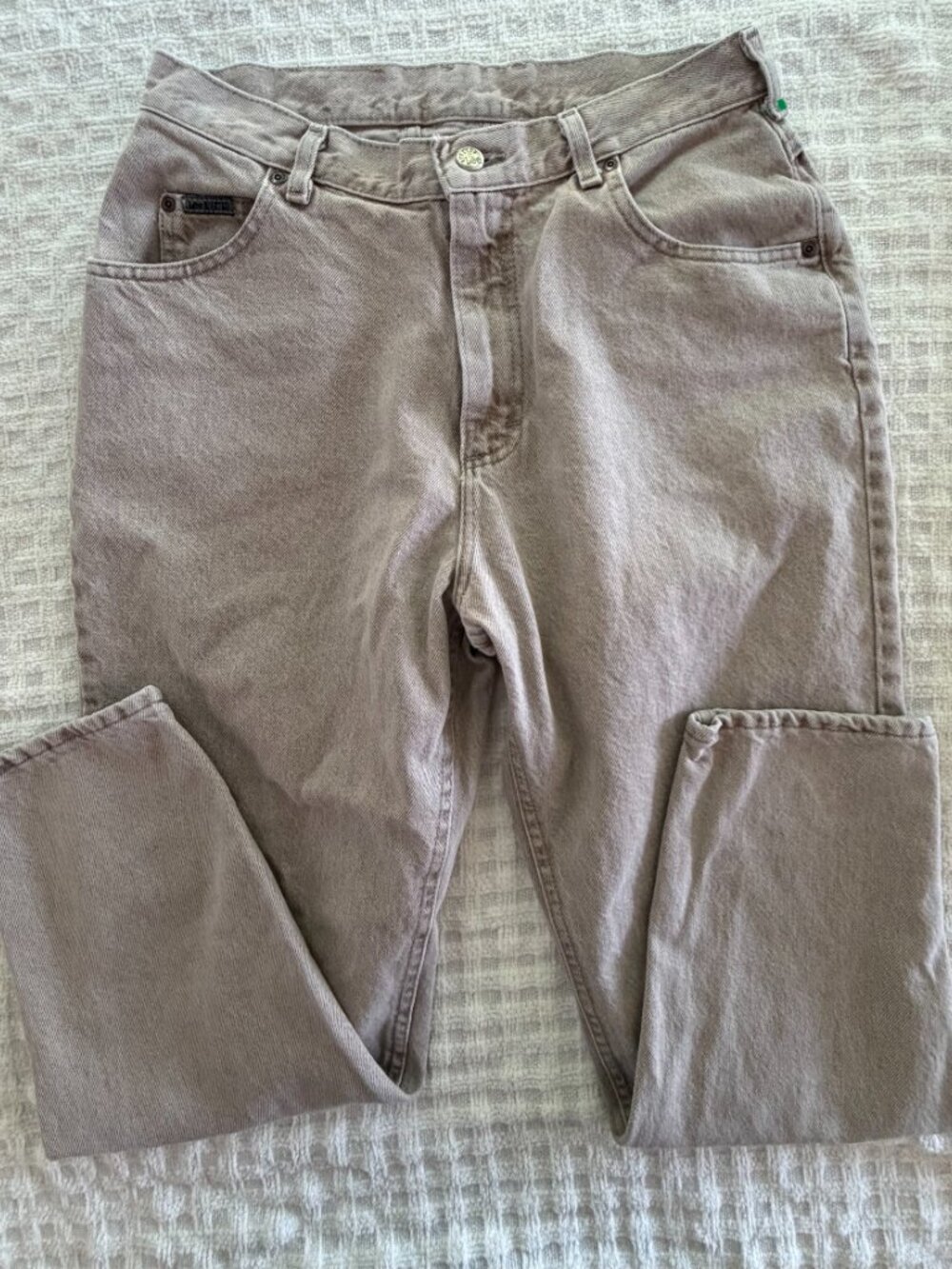 Vintage Lee Jeans 🤎 Size r28 /relaxed tapered leg - Picture 4 of 11